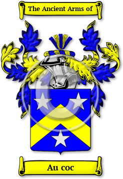 Au coc Family Crest Download (JPG) Legacy Series - 600 DPI